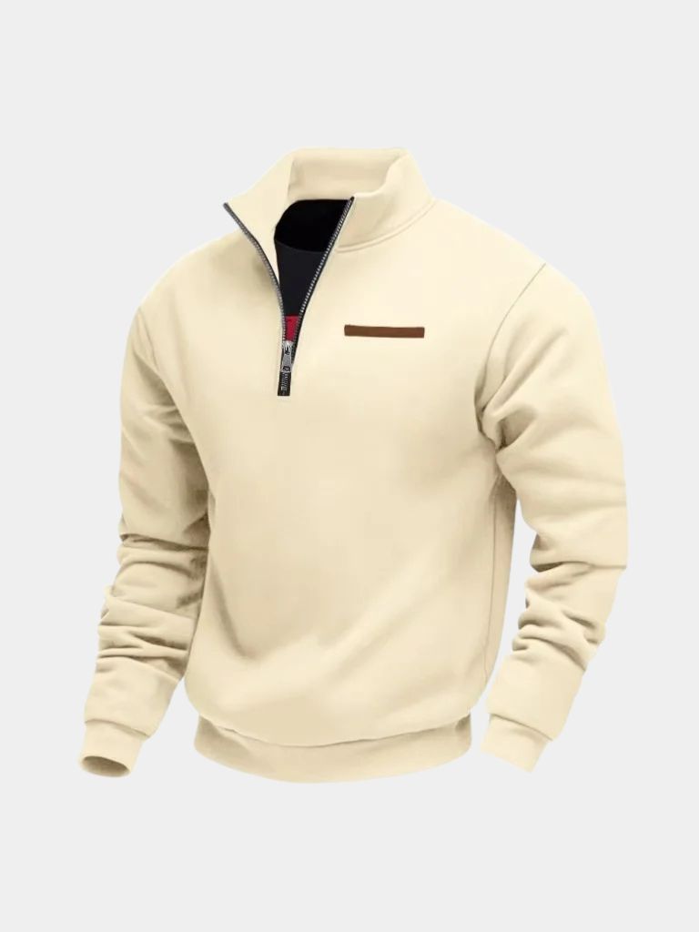 Slate Urban High Collar Pullover - Brooksfor