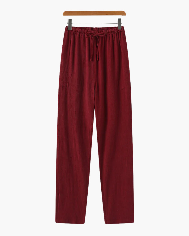 Marrakech - Linen Pantalon (Slim Fit) - Brooksfor
