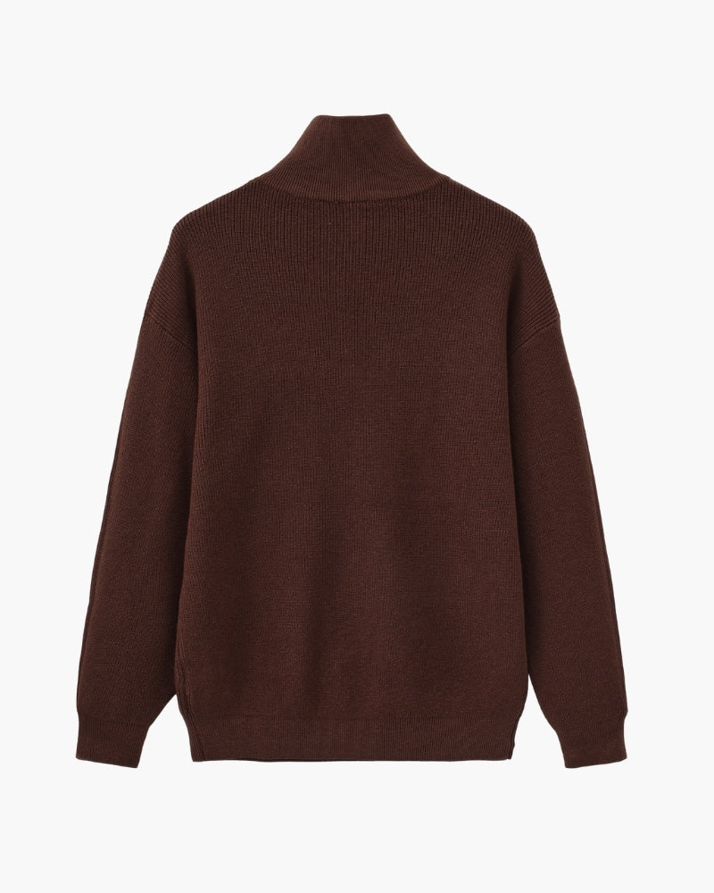 Refined Half-Zip Knit Pullover - Brooksfor