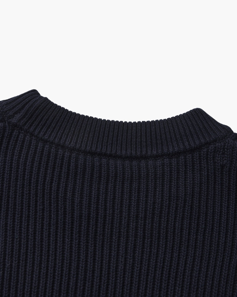 Rib Knit Crewneck - Brooksfor