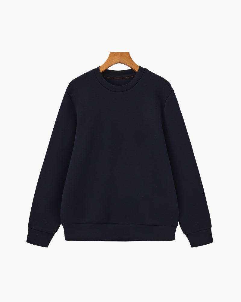 Classic Modal Blend Crewneck Sweatshirt - Brooksfor
