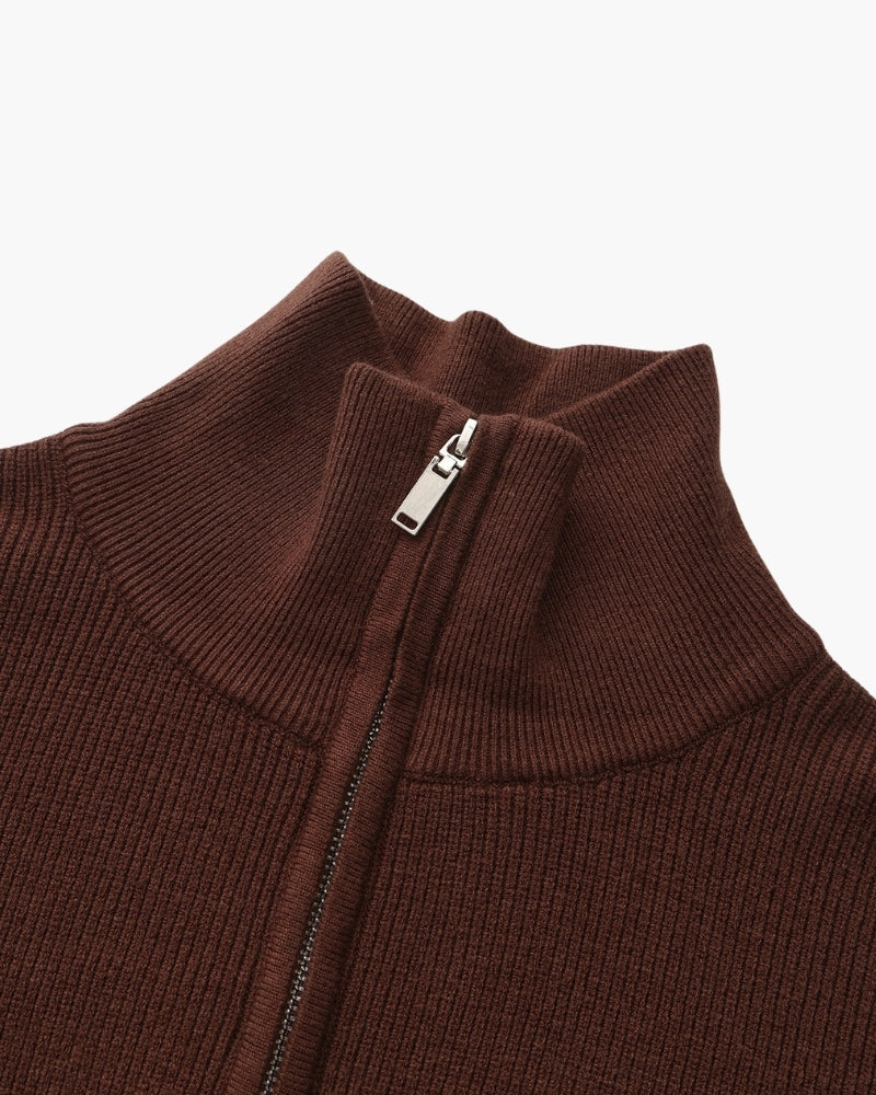 Refined Half-Zip Knit Pullover - Brooksfor
