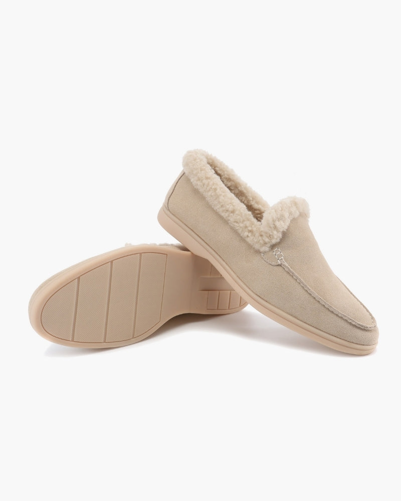 Fur-Lined Premium Loafers - Brooksfor