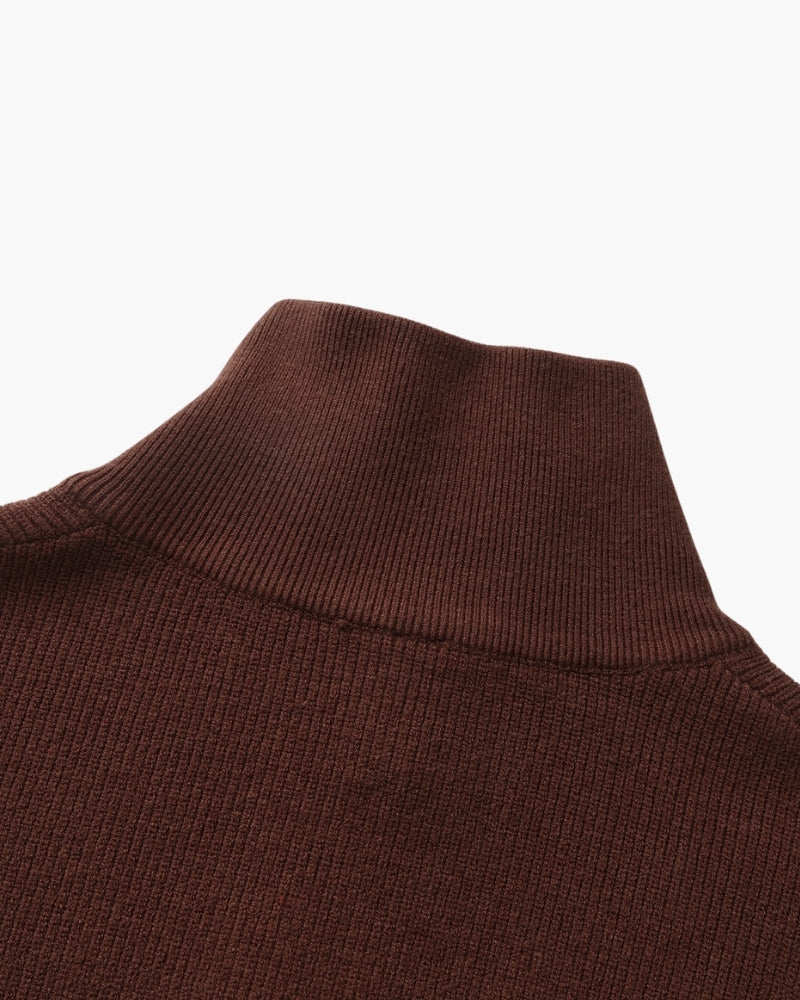 Refined Half-Zip Knit Pullover - Brooksfor