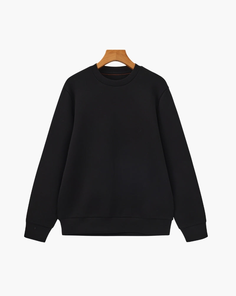 Classic Modal Blend Crewneck Sweatshirt - Brooksfor