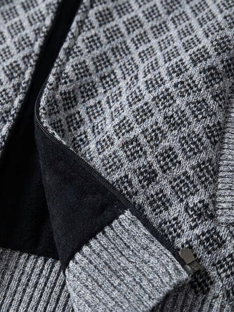 Vintage Jacquard Cardigan - Brooksfor