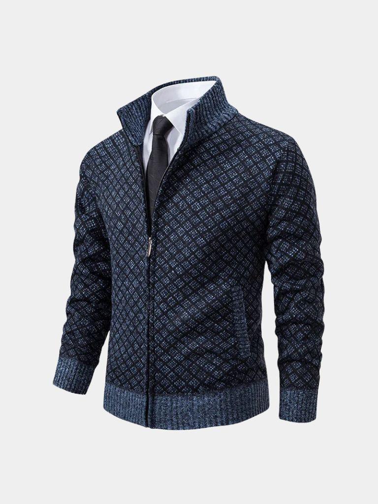 Vintage Jacquard Cardigan - Brooksfor