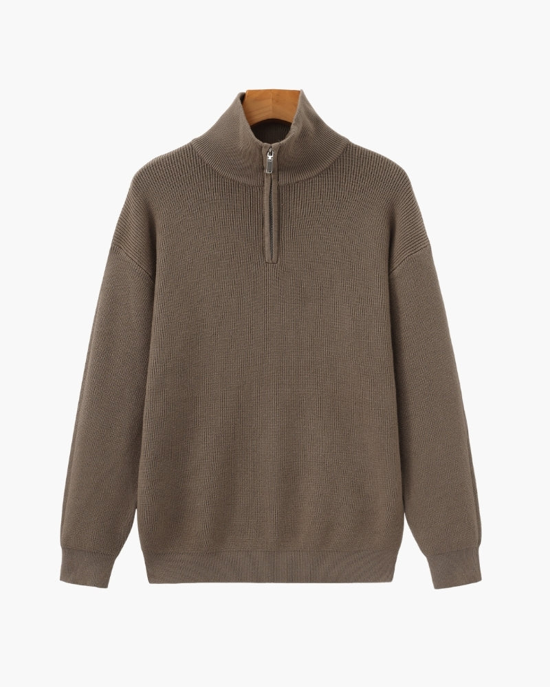 Refined Half-Zip Knit Pullover - Brooksfor
