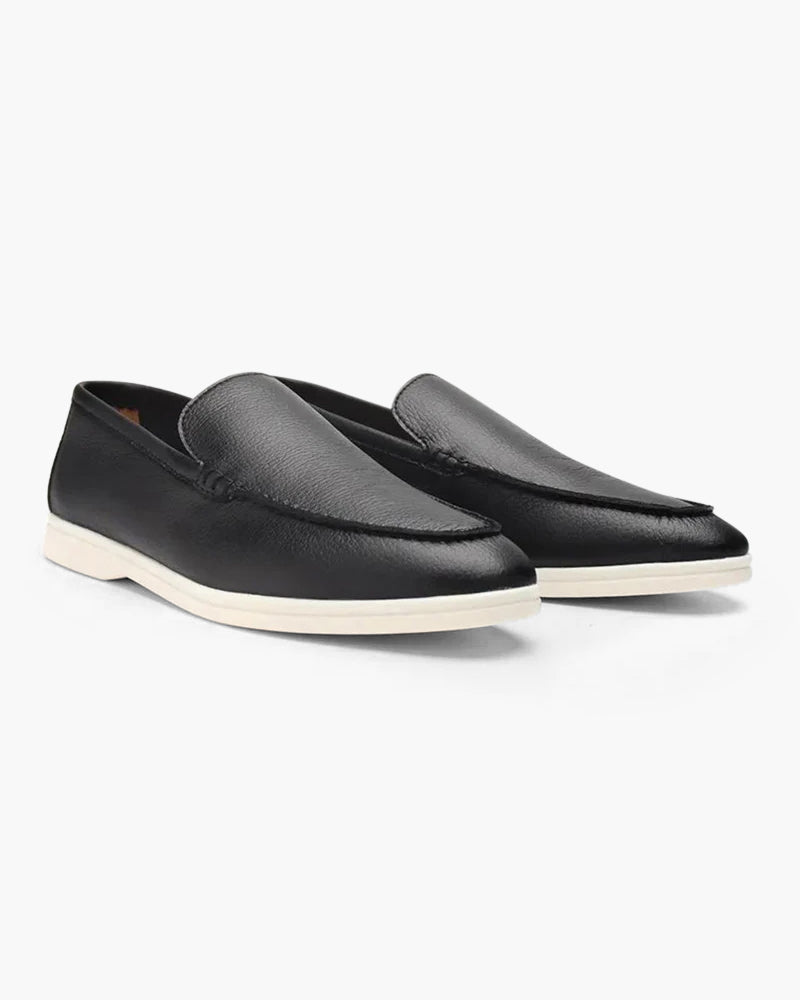 Cowhide Leather Loafers - Brooksfor