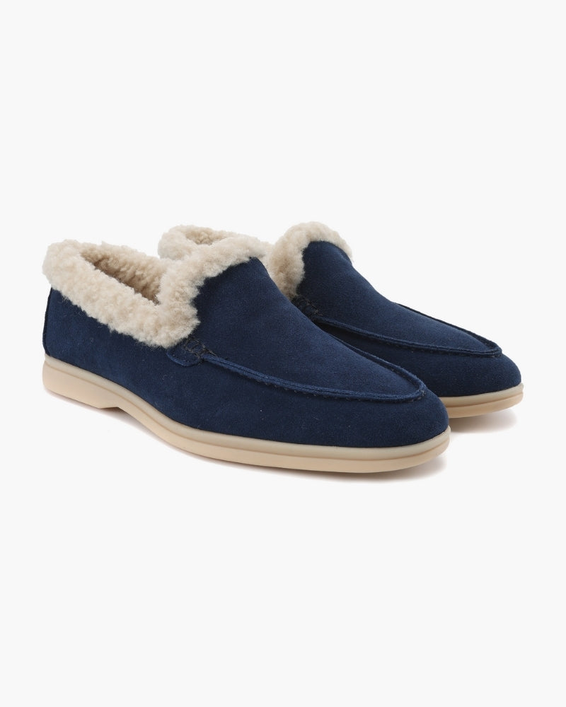 Fur-Lined Premium Loafers - Brooksfor