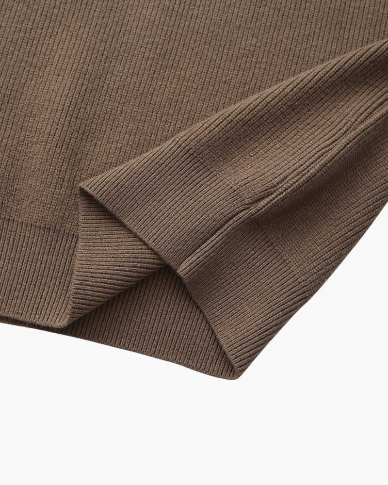 Refined Half-Zip Knit Pullover - Brooksfor