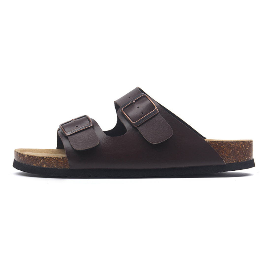Leather Birken Sandal - Brown | Brooksfor