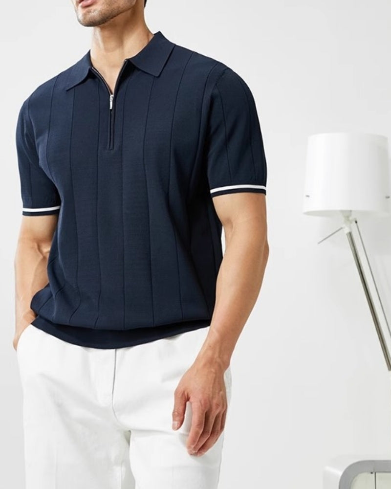 Signature Contrast Trim Polo - Brooksfor