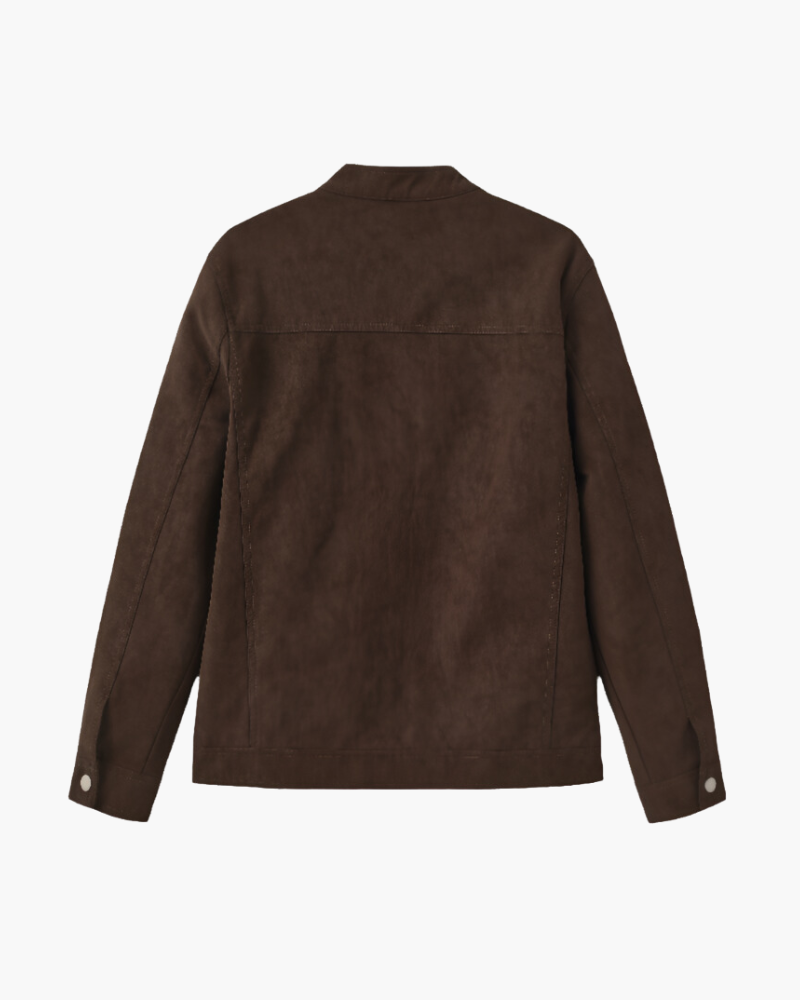 Estate Suede Leather Jacket - Brooksfor