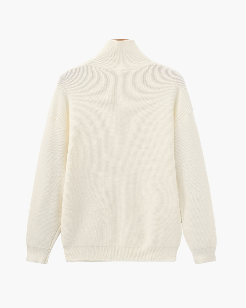 Refined Half-Zip Knit Pullover - Brooksfor