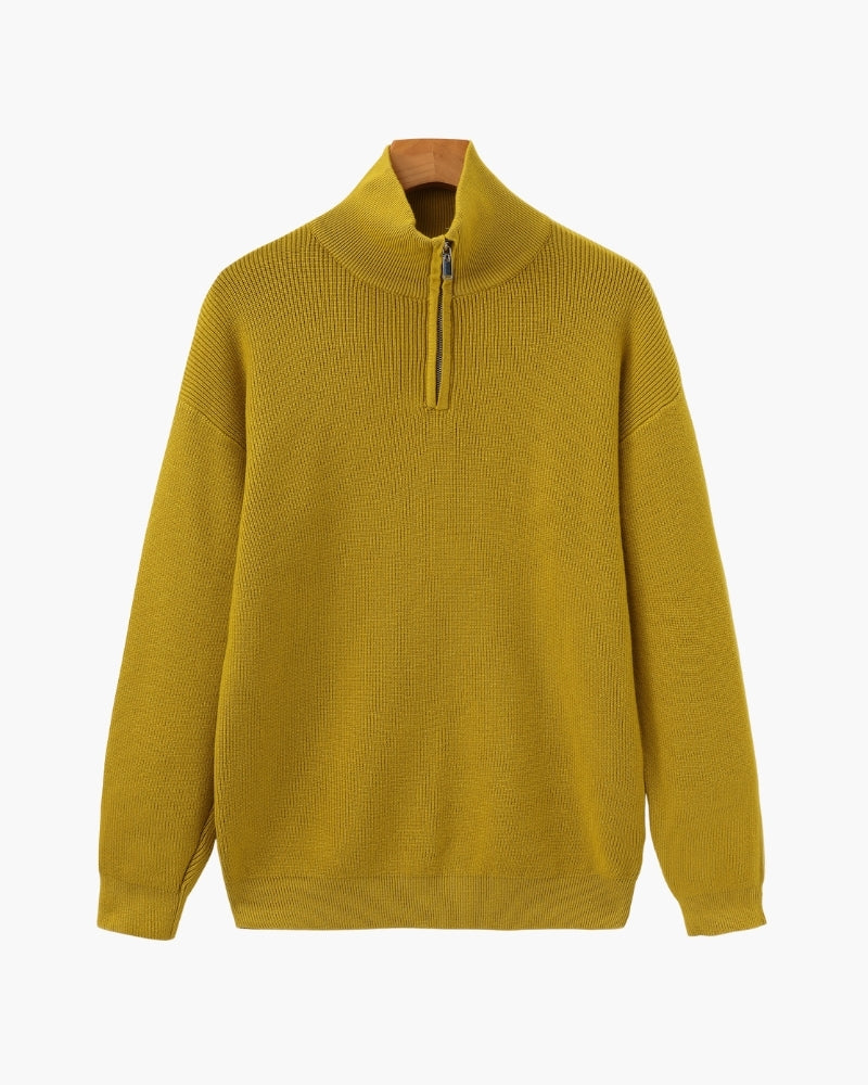 Refined Half-Zip Knit Pullover - Brooksfor