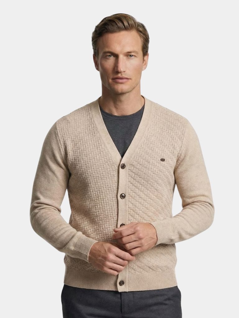 V Neck Knitwear Cardigan - Brooksfor