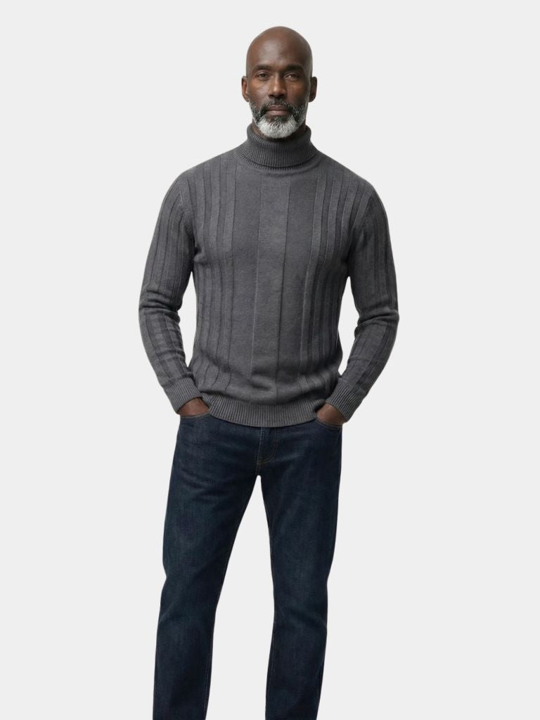 Turtleneck Knitwear Pullover Sweater - Brooksfor