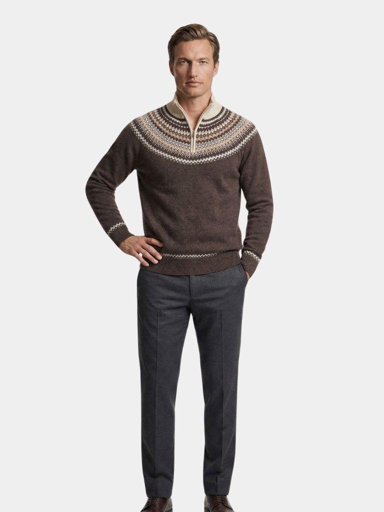 Valenbourg Nordic Knit Sweater - Brooksfor