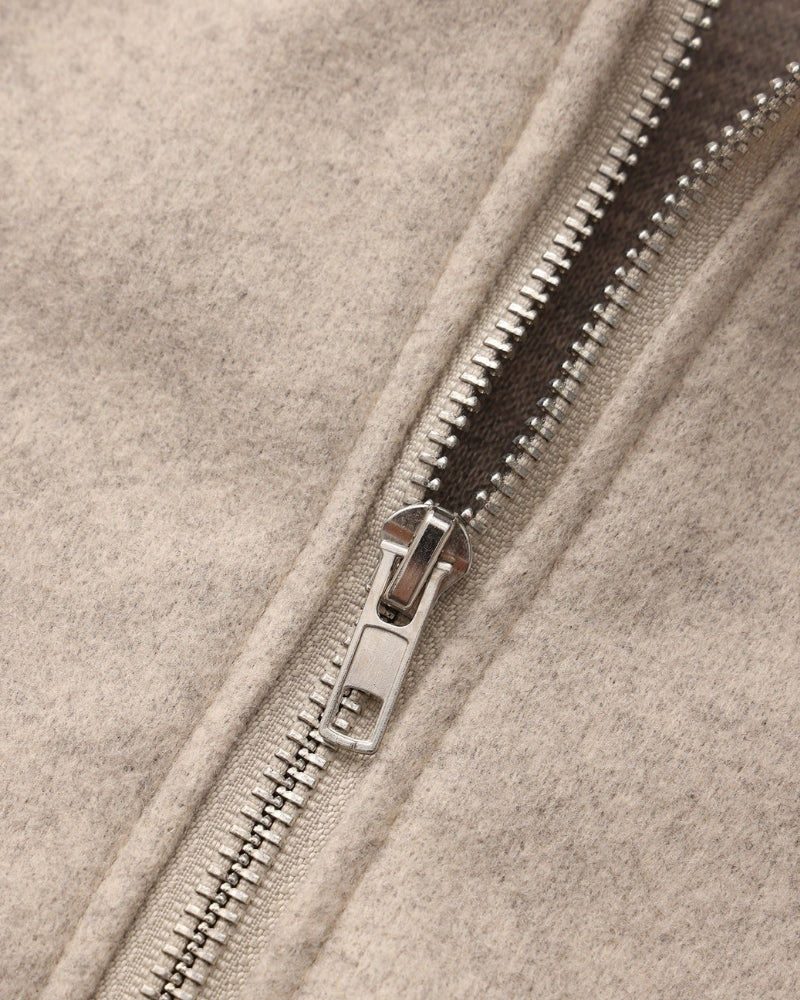 Marlow Wool Zip Coat - Brooksfor