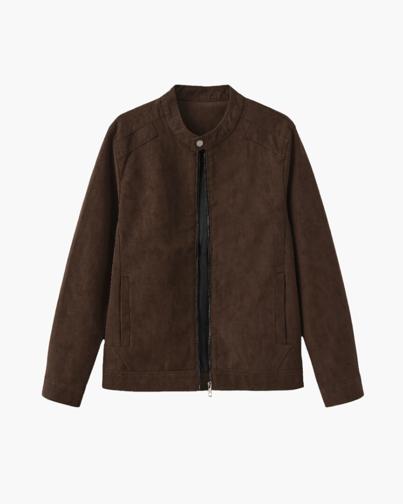 Estate Suede Leather Jacket - Brooksfor