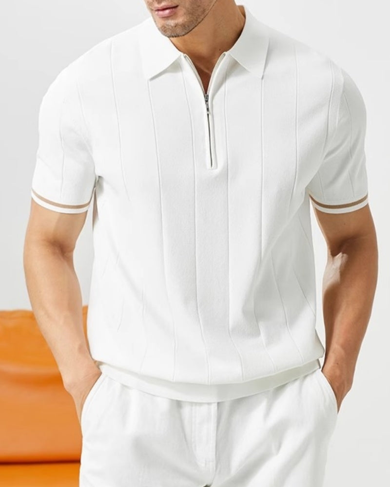 Signature Contrast Trim Polo - Brooksfor