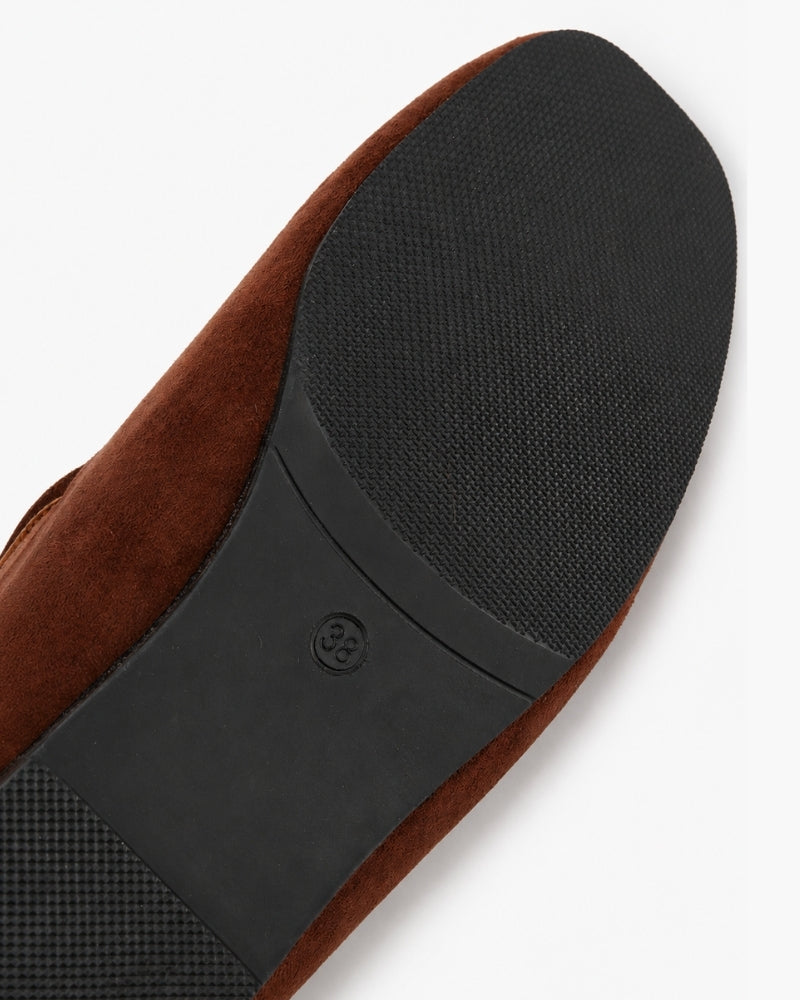 Premium Brown Suede Loafers - Brooksfor