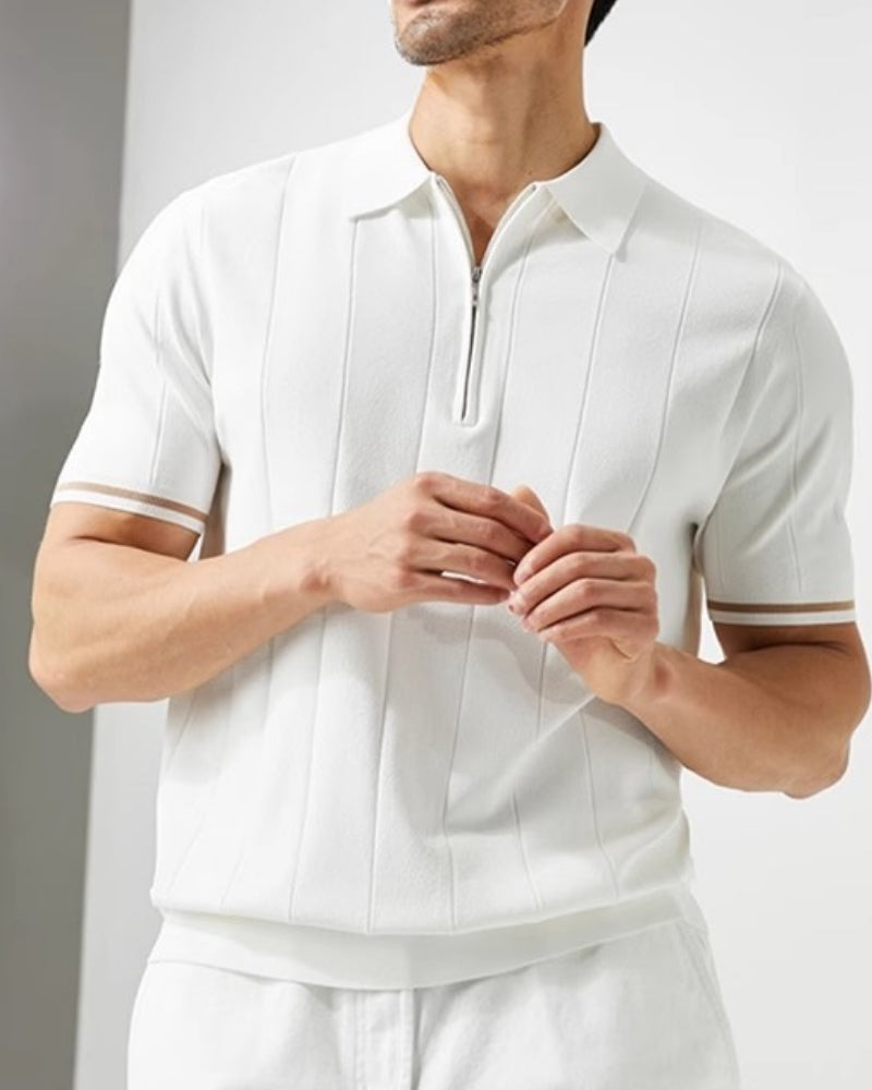Signature Contrast Trim Polo - Brooksfor
