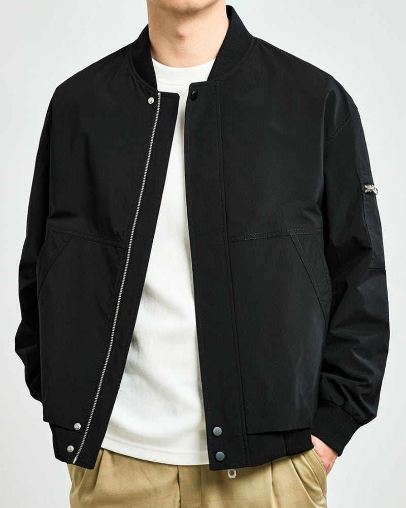 Minimalist Bomber Jacket - Brooksfor