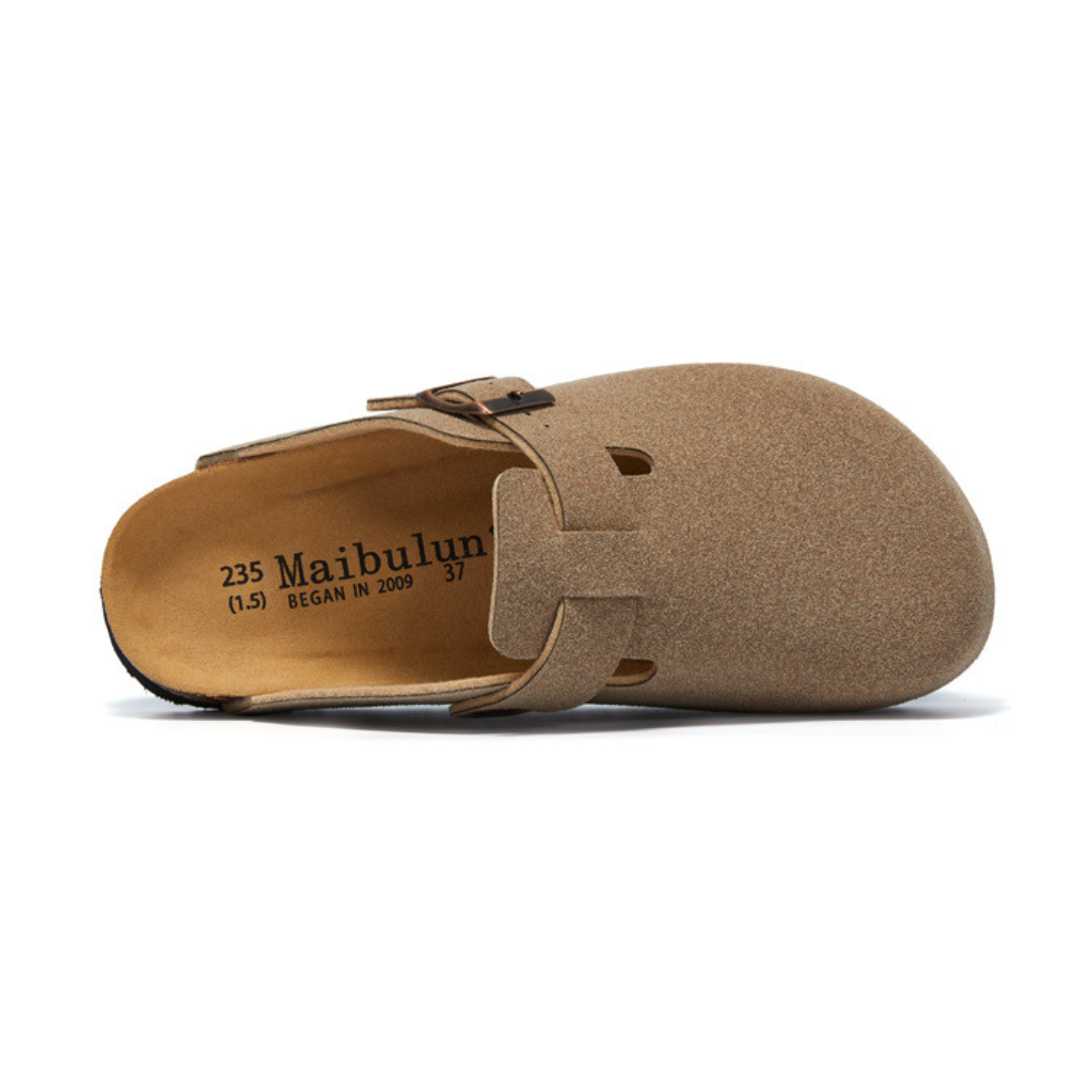 Pucon Suede Clog - Sand | Brooksfor