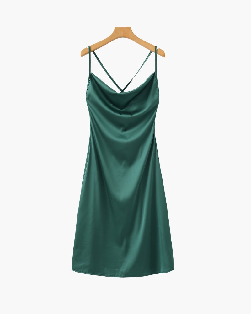 Silk Slip Dress - Brooksfor