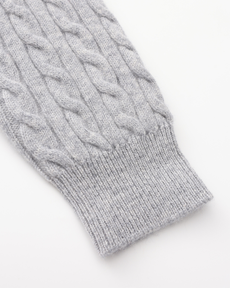 100% Cashmere Woven Half Zip - Brooksfor