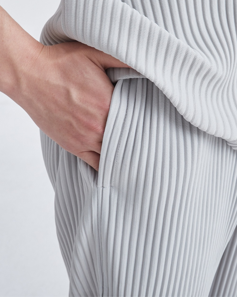 Ribbed Cotton Pantalon - Brooksfor