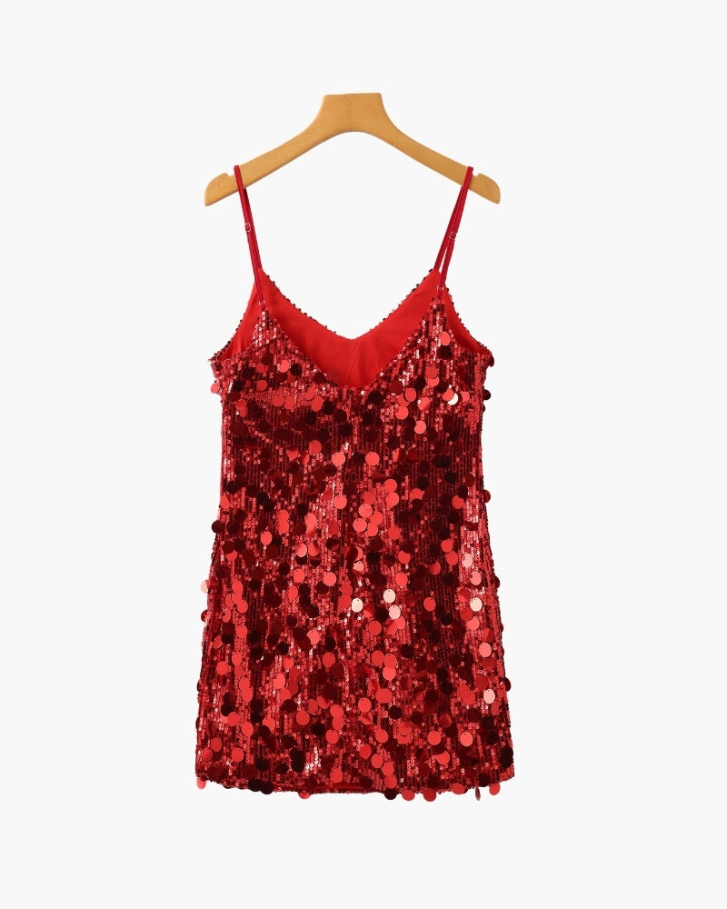 Sequin Party Mini Dress - Brooksfor