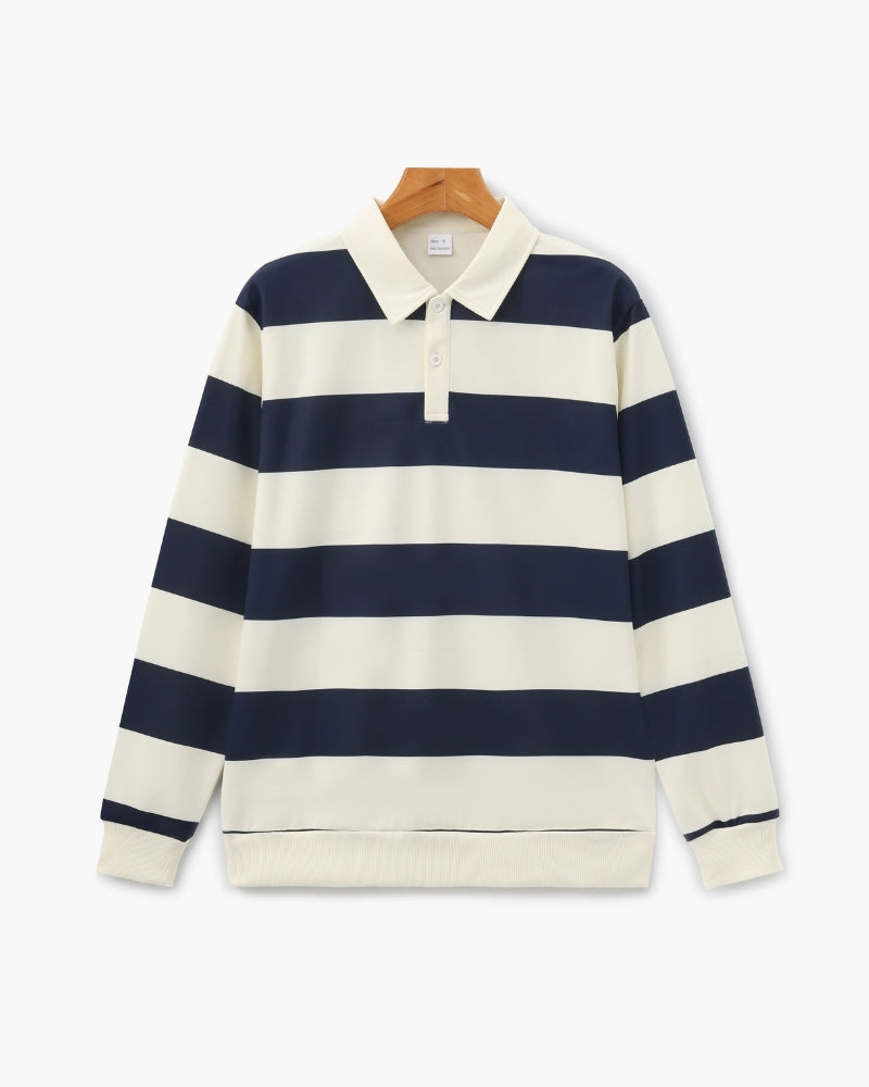 Vintage Stripe Rugby Polo - Brooksfor