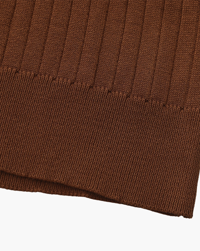 Premium Ribbed Polo - Brooksfor