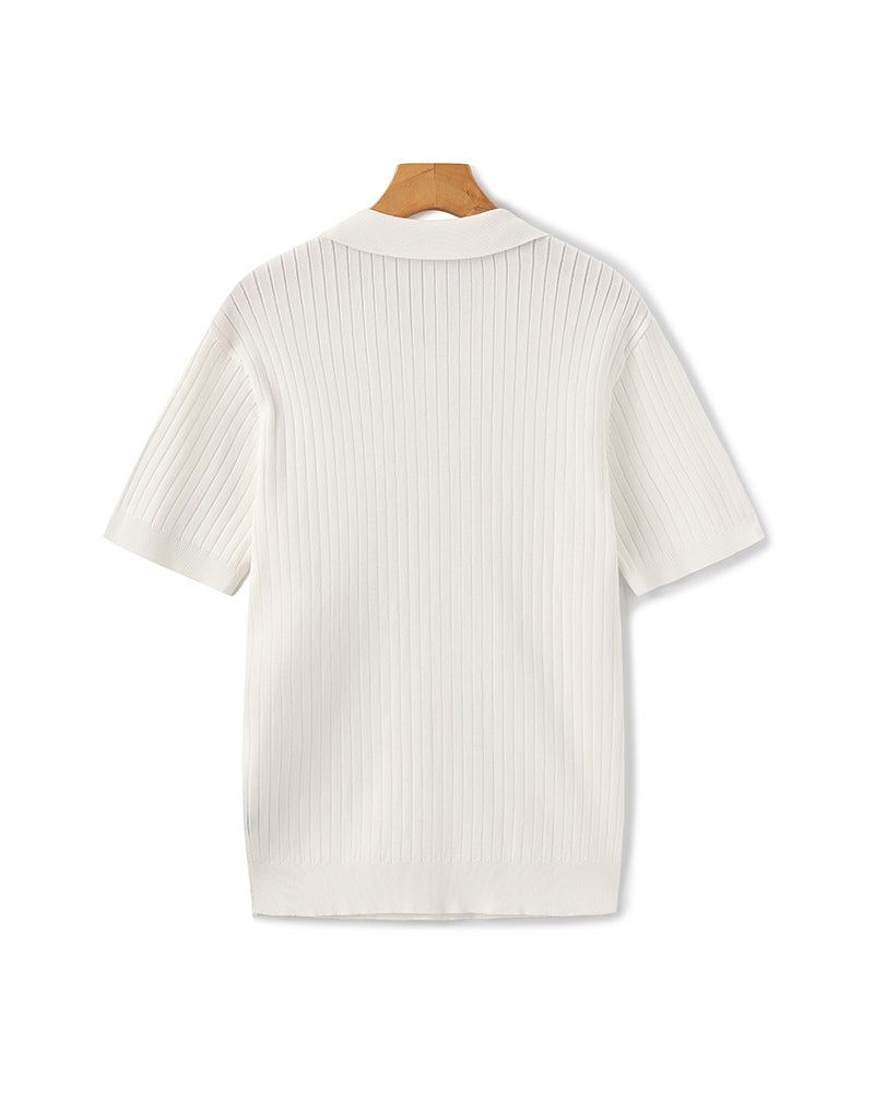 Premium Ribbed Polo - Brooksfor