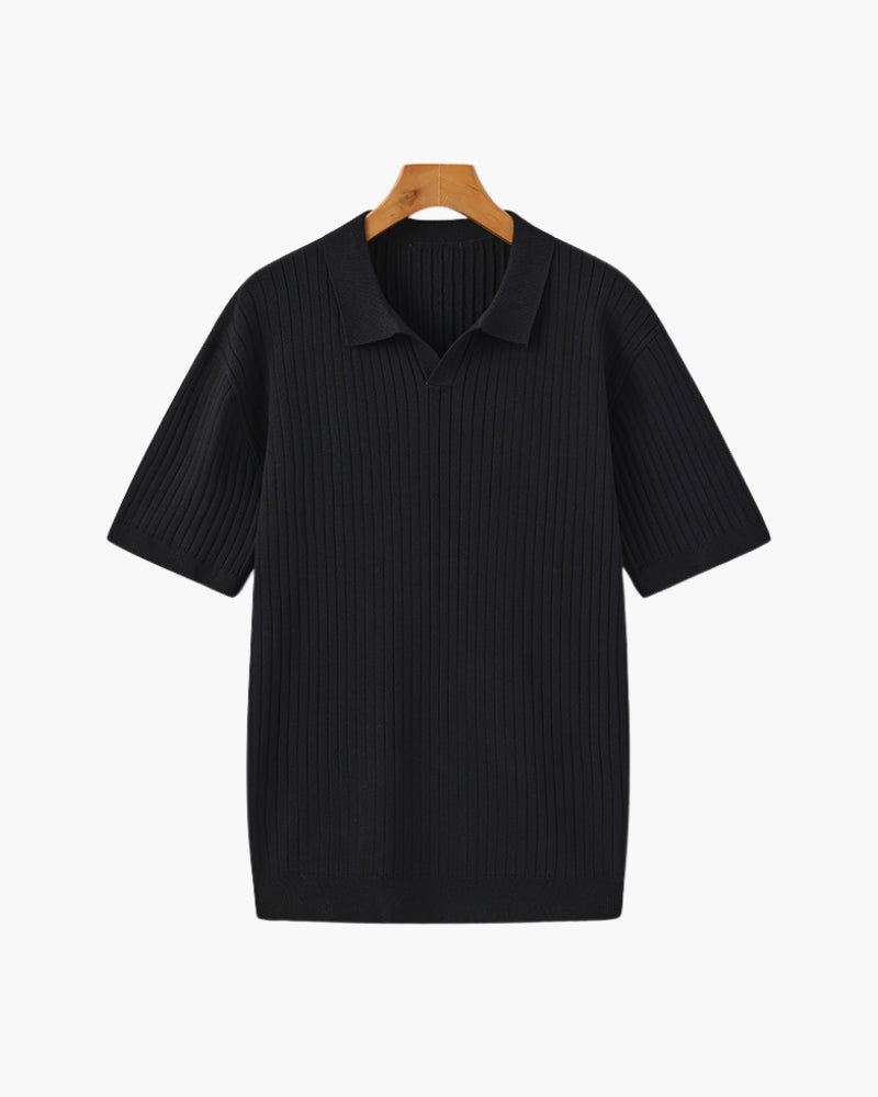 Premium Ribbed Polo - Brooksfor