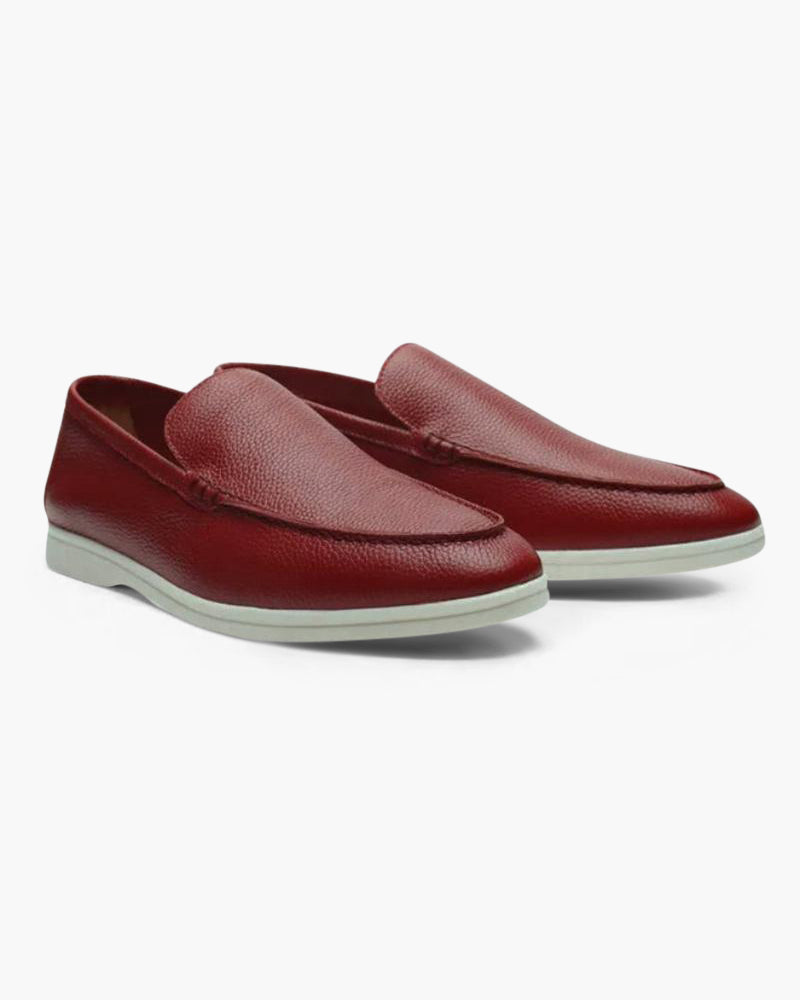 Cowhide Leather Loafers - Brooksfor