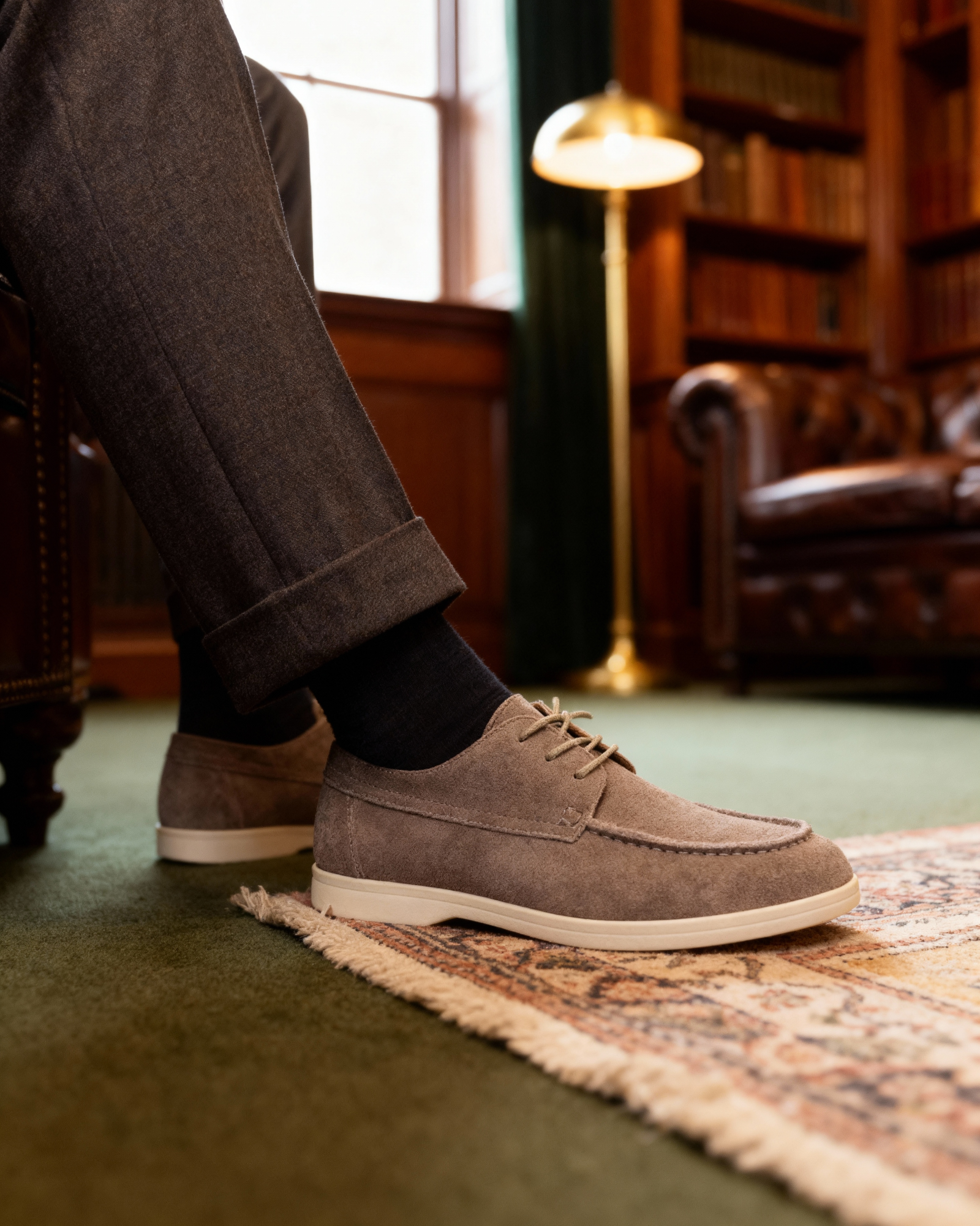 Premium Suede Lace Shoes - Brooksfor