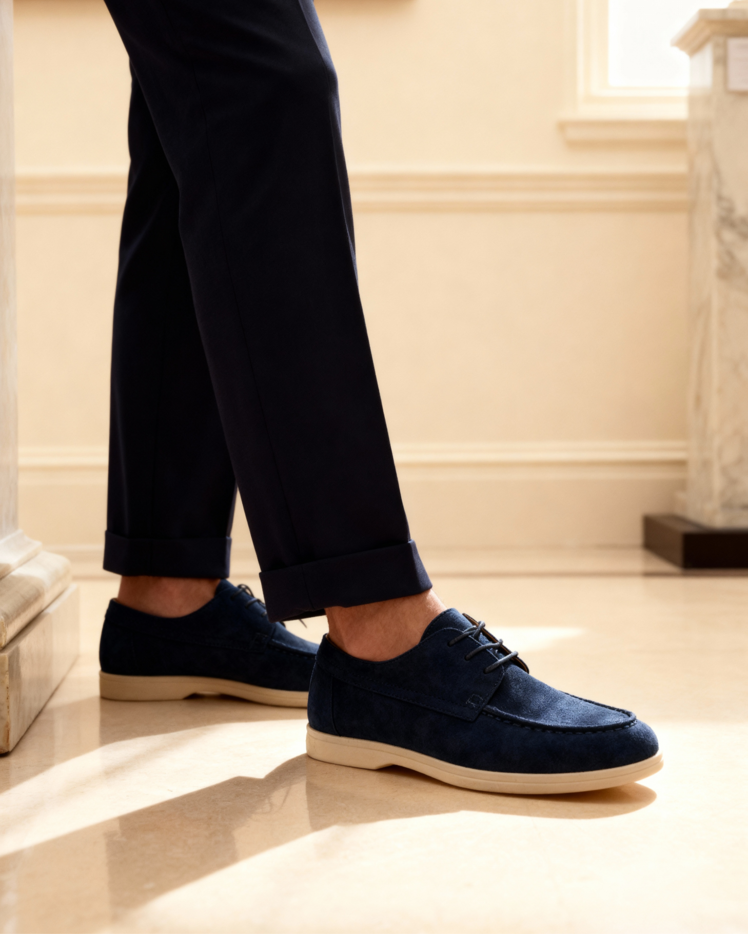 Premium Suede Lace Shoes - Brooksfor
