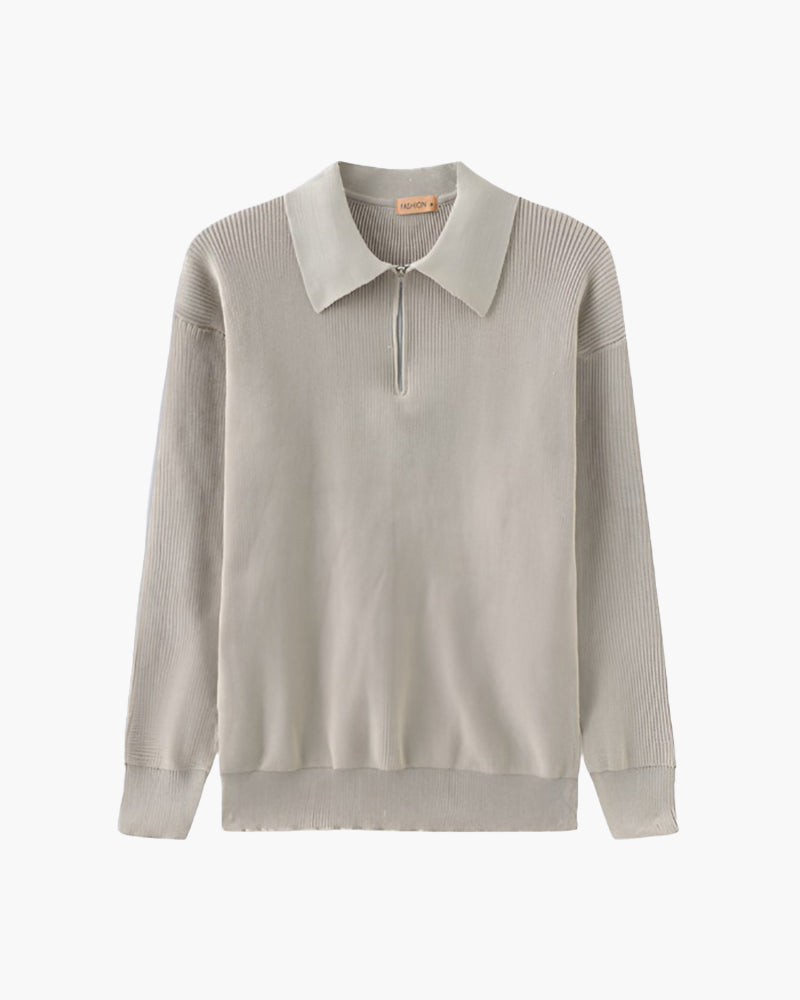 Cesare Half Zip Sweater - Brooksfor