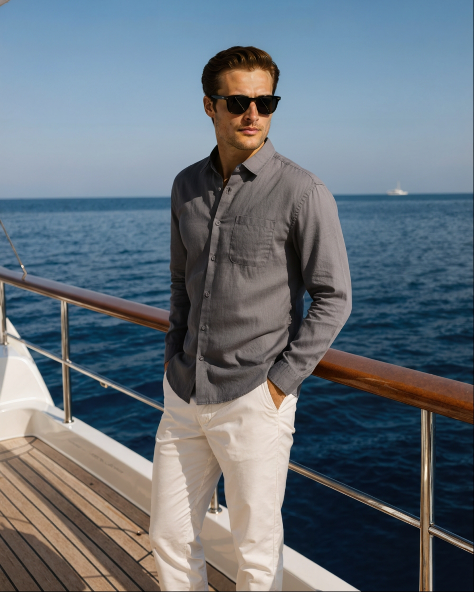 Cape Town - 100% Linen Shirt - Brooksfor