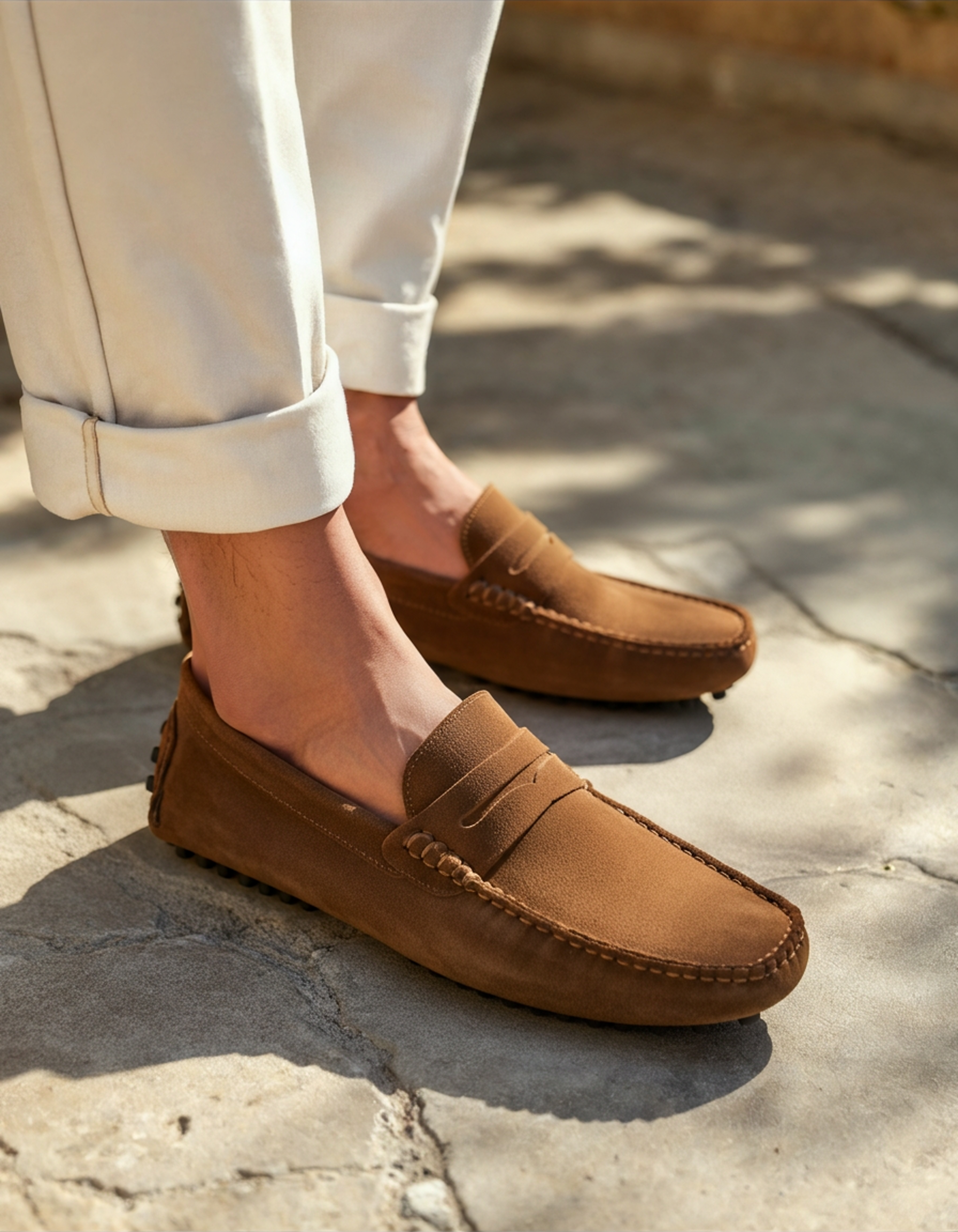 Suede Driver Loafers - Brooksfor