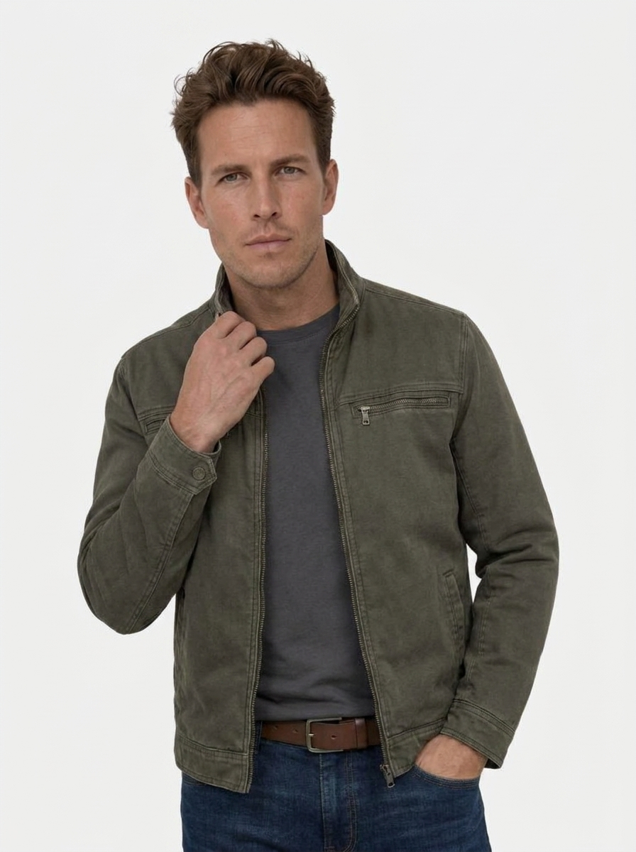 Valmont Vintage Olive Field Jacket - Brooksfor
