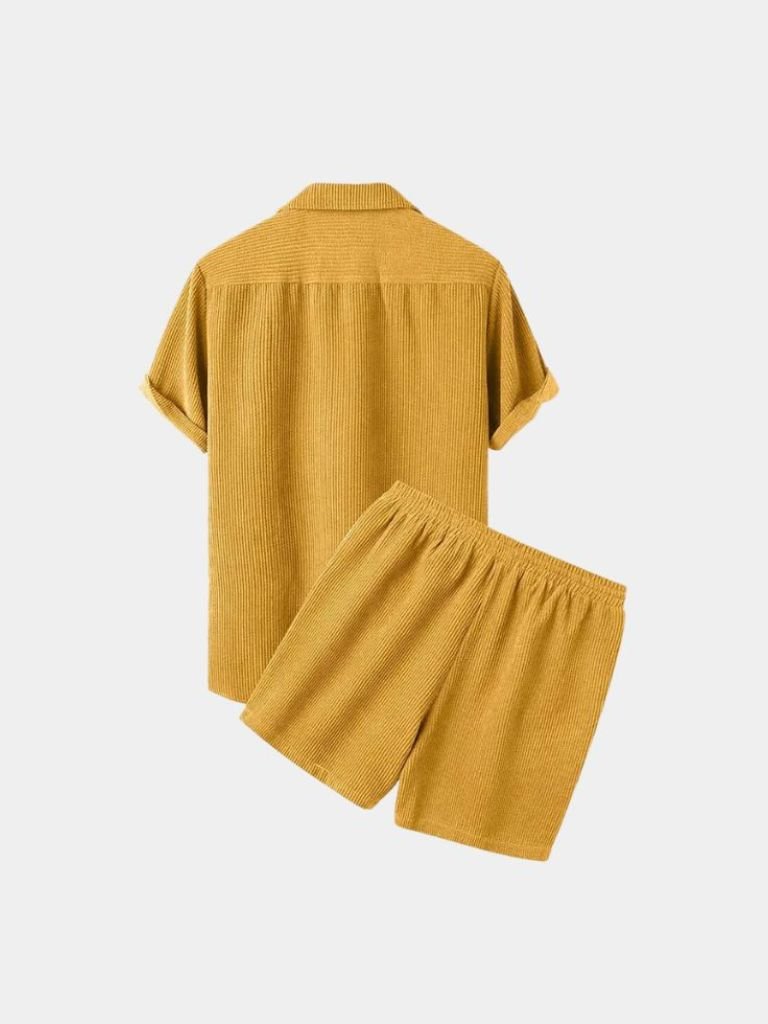 Summer Corduroy Set Shorts and Shirt - Brooksfor