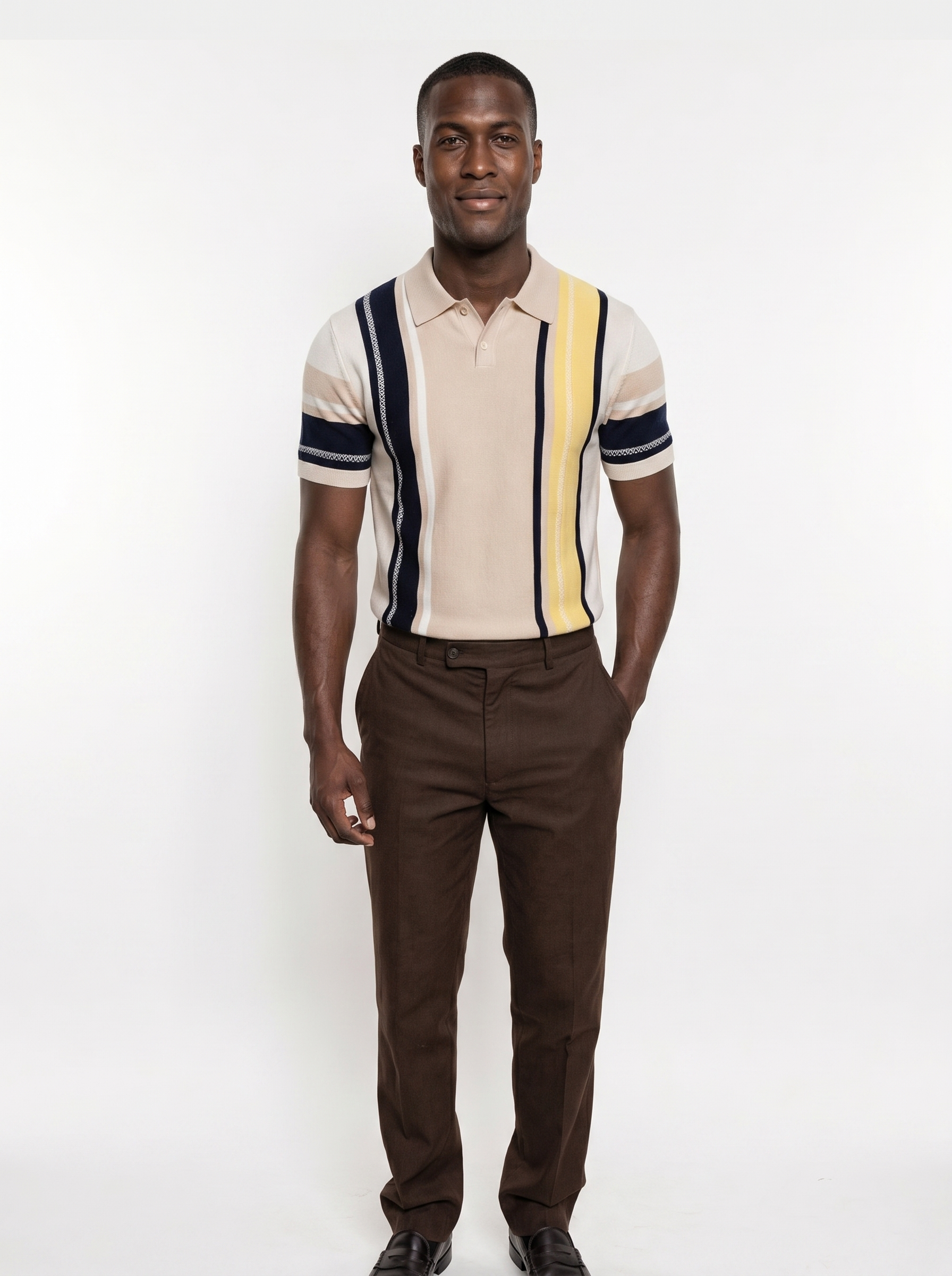 Sundown Stripes Polo - Brooksfor