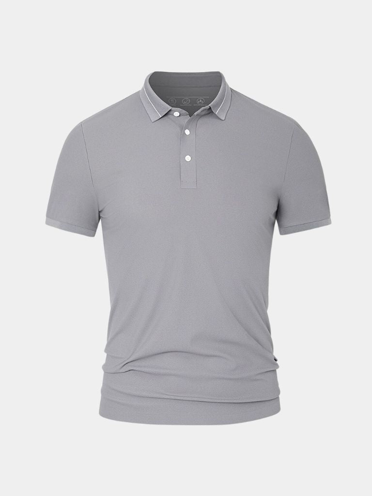 Steel Grey Polo - Brooksfor
