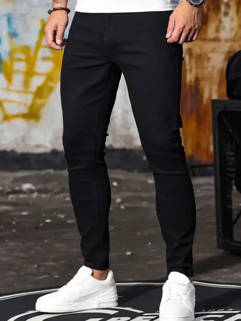 Stretchy Skinny Denim Jeans Trousers - Brooksfor