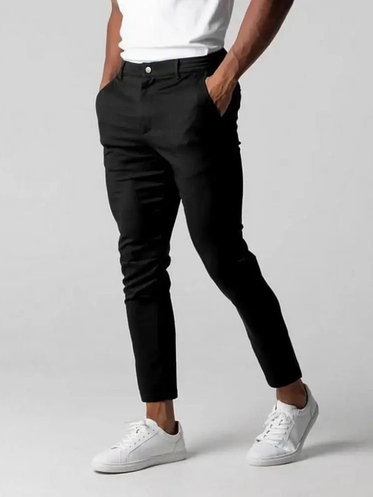 Stretchy Slim Trousers - Brooksfor